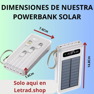 PowerBank Solar: Conéctate donde quieras
