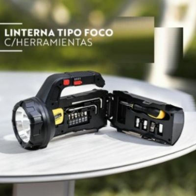 Linterna Multifuncional: Potencia y Seguridad en tus Manos