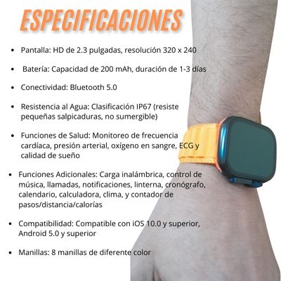 Smart Watch Useultra 18: Potencia y Estilo en tu Muñeca