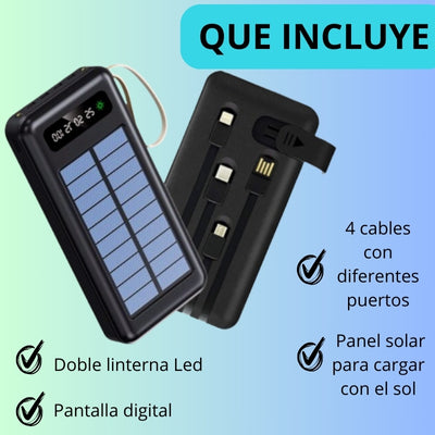 PowerBank Solar: Conéctate donde quieras